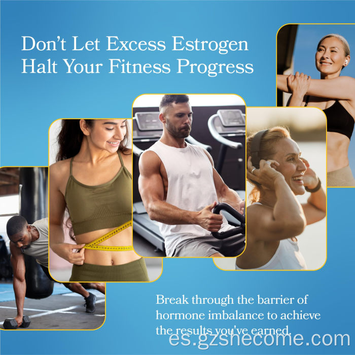 Balance de estrógeno oscuro 200 mg de cápsulas dimidas de pimienta negra